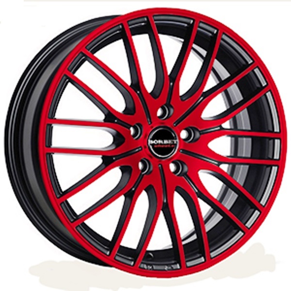 Borbet CW4/5 Red Front Polished